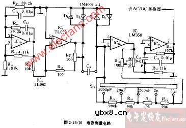 DT1000、CM4200型电容测量电路图