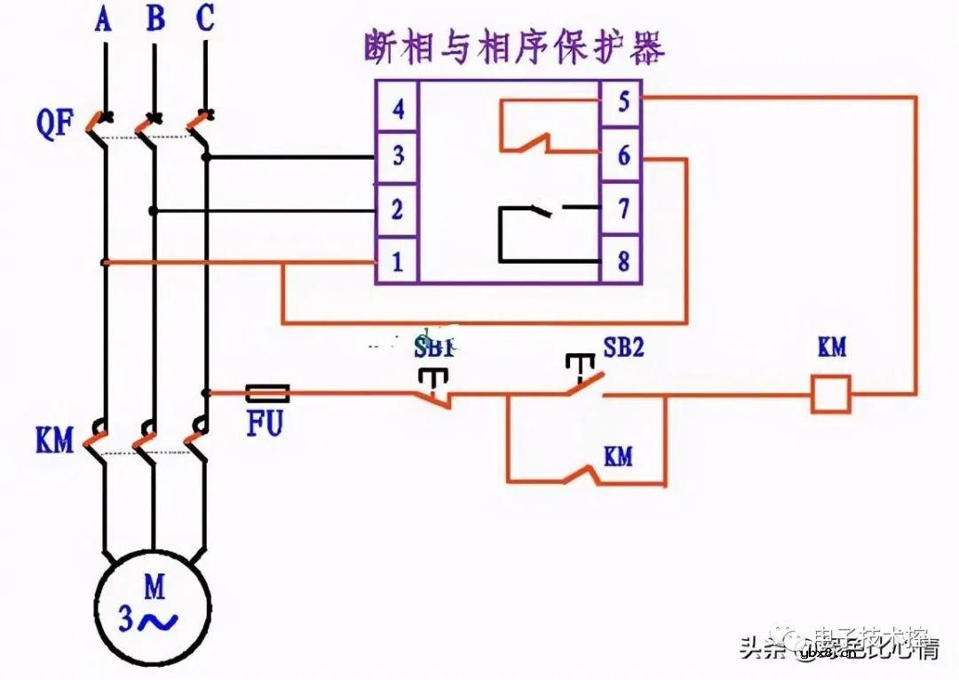 继电器几个典型常用的接线图