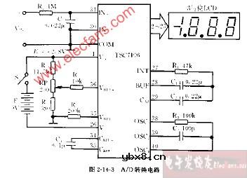 DT809C+、CM3920型AD转换电路图
