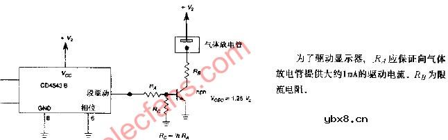 气体放电管、显示器驱动电路