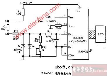 DT930F型电导测量电路图