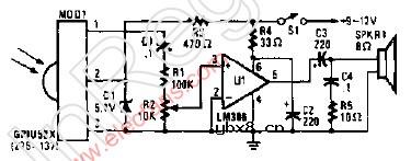 红外脉冲音频转换器