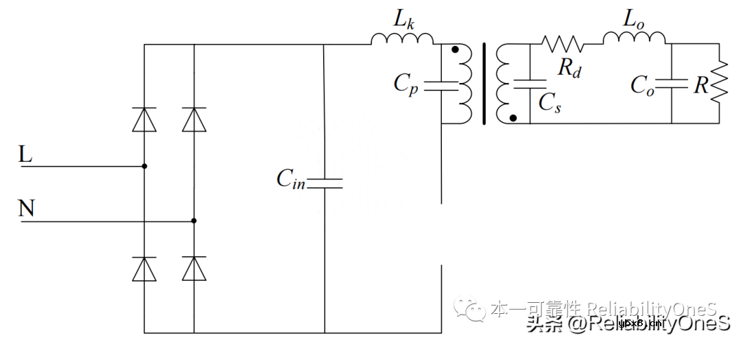 CCM下的FLYBACK电源拓扑开关尖峰形成过程
