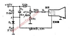 电视机消除亮点电路