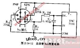 DT809C+、CM3920型晶体管hFE测量电路图
