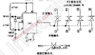 数字式多联电位器控制电路