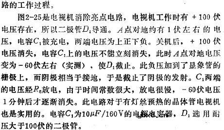 电视机消除亮点电路