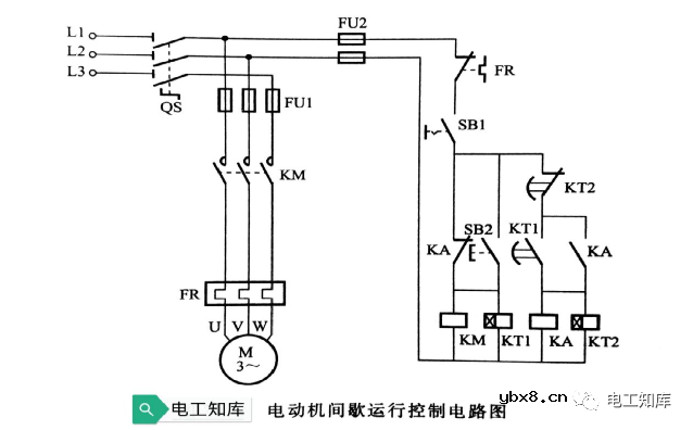 电动机间歇运行控制电路分析