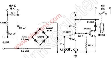 电话呼叫自动记录电路