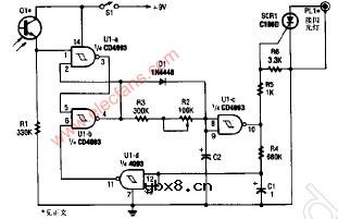 延时闪光触发电路