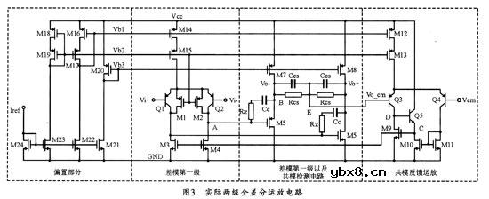共模反馈环路稳定性分析及电路设计