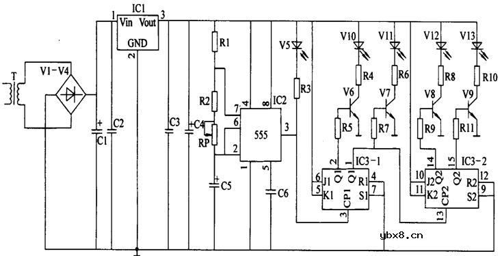 五路灯光控制器的原理