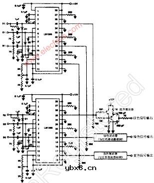 用于红绿蓝（RGB）信号的宽带视频开关