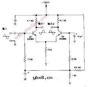长尾成对分相器