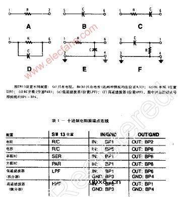 RC十进制电阻箱（续）