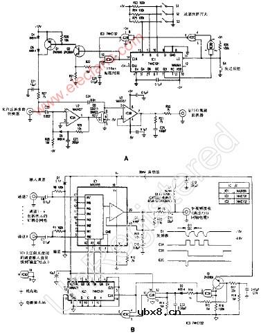 视频、电源和通道选择信号载波电路