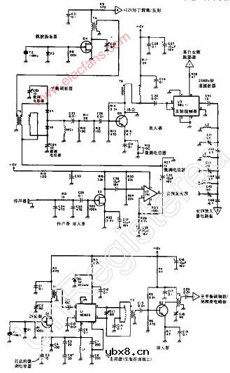 带有变频振荡的10m双变带业余无线电侧向发射机