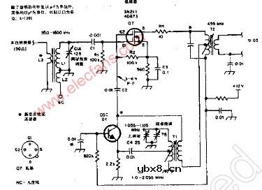 调幅接收机MOSFET混频振荡器