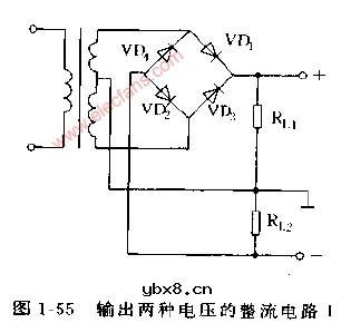 输出两只电压的整流电路Ⅰ