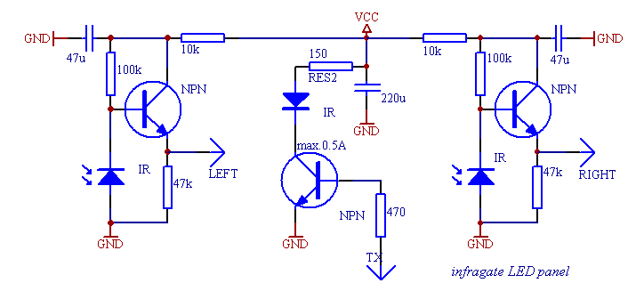 红外门电路2例 (Infrared gate 2)
