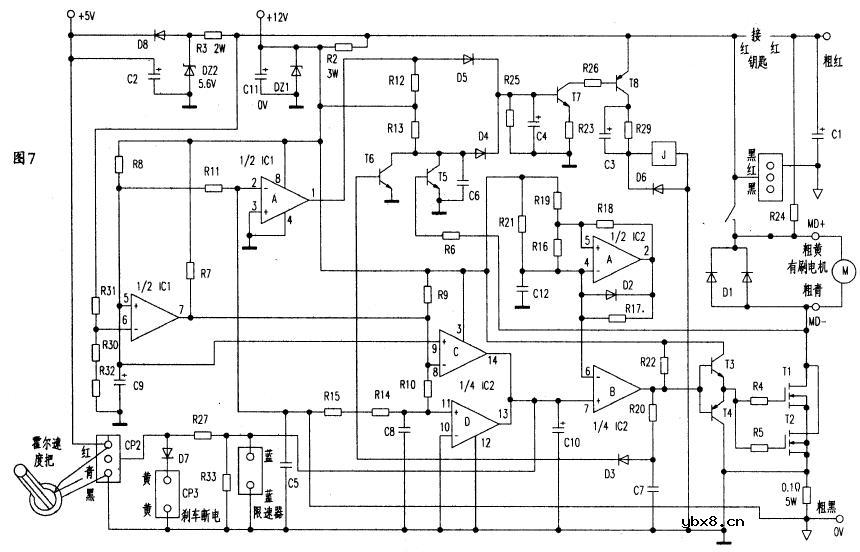 电动自行车控制器电路原理分析