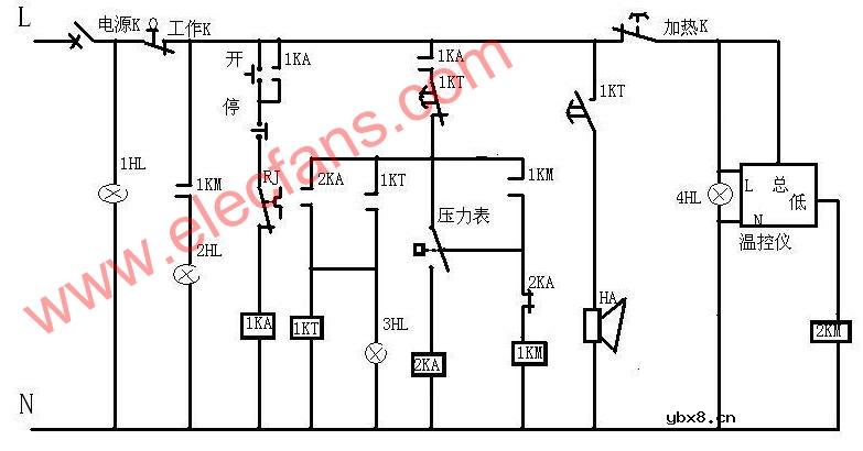 平板硫化机控制电路