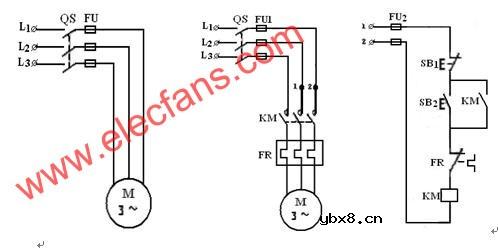 电动机刀开关控制线路