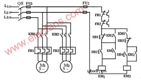 两台电动机的顺序控制线路