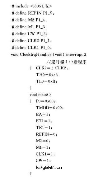 单片机与TA8435联接控制步进电机原理图