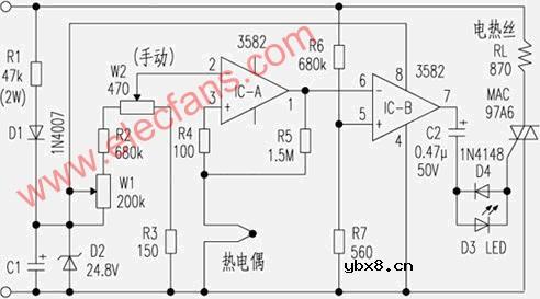 自制恒温电烙铁电路图 (广广州黄花恒温电烙铁)