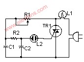 可控硅调光灯电路-TRIAC Light Dimmer