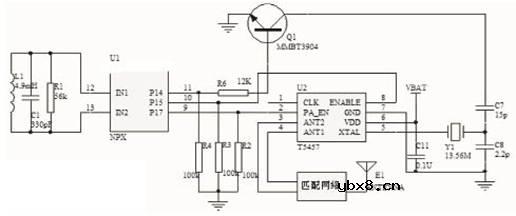 胎压传感模块的原理图