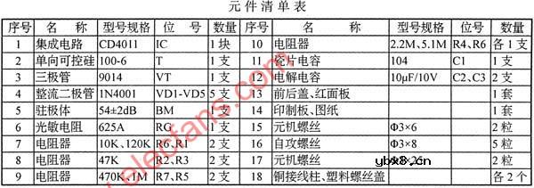 声光控延时开关原理与制作