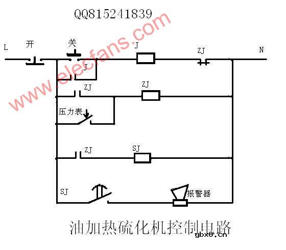 油加热硫化机控制电路