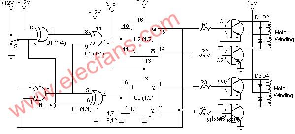 步进电机控制器电路 Stepper Motor Contro