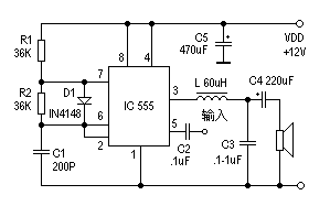 555时基集成电路原理及应用