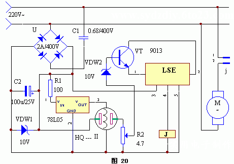 自动排气开关电路原理
