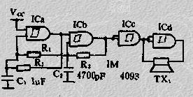 数字万用表电源报警装置及电路