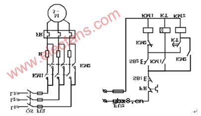 定子串电阻降压起动控制线路