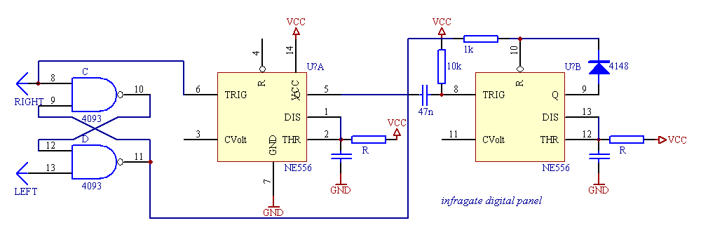 红外门电路2例 (Infrared gate 2)