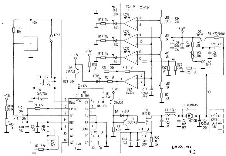 电动自行车控制器电路原理分析