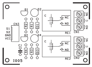 双继电器驱动板电路,Dual Relay Driver Bo