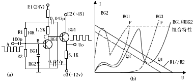 隧道二极管与晶体管的组合使用