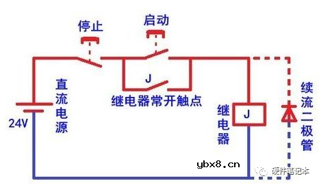 继电器为何要并联二极管