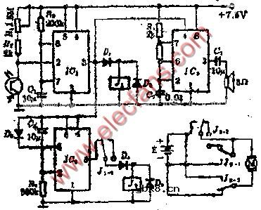 光电活动靶电路图