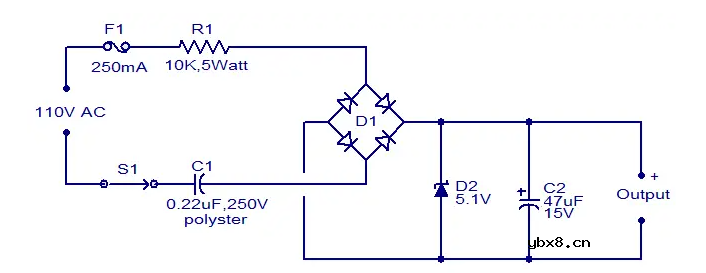 5v无变压器电源电路图解大全