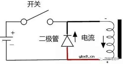 继电器为何要并联二极管