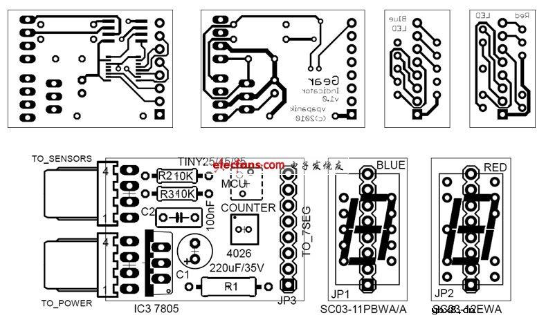 摩托车通用齿轮指标详解(附电路图)