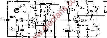 无线话筒拉杆教鞭电路图