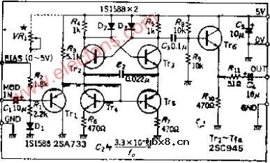 可在低频~5MHZ范围内振荡的高频电路